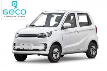 EEC elektrische auto Geco AMY 3,5kW elektrische minicar | 45 km/u Wit