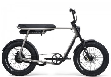 Phatfour FLX+ - mouse grey - elektrische fatbike