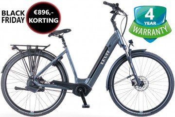 Levit Calvia 3 Automatiq mat blauw - elektrische damesfiets