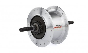 (95-4-C) Versnellingsnaaf Shimano Nexus 7 SG-C3001 - rollerbrake - 36 gaats - zilver