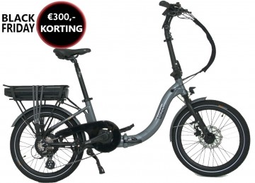 Bizo Bike Miesty Bello 2 - donkergrijs - elektrische vouwfiets