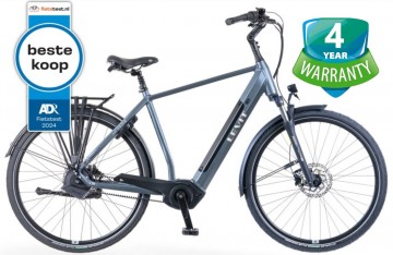 Levit Calvia 3 Automatiq - mat blauw - elektrische herenfiets