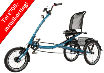 Pfautec Scootertrike - azuurblauw - driewieler